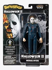 The Noble Collection! BendyFigs: Halloween II, Michael Myers 7" Figure!