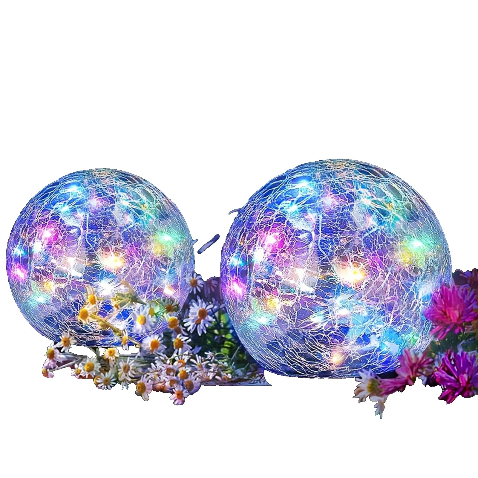 Paisaje de vidrio BALL y pasarela Luces