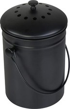 Compost Bin with Lid and 1.3 Gallon Compose Spare Charcoal Filter Utopia Kitchen