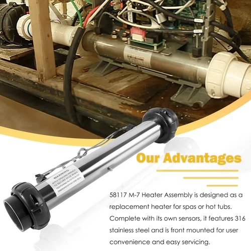 58117 M-7 Spa Heater Assembly Replacement for Balboa 26-58104-K VS 4.0KW 240V - Picture 7 of 11