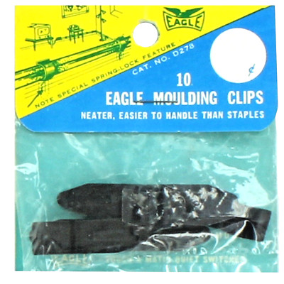 2 Pk Eagle D278 Wire Moulding Clips 20 Piece Brown Electrical | eBay