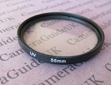 55mm UV Filter Ultra Violet For Nikon Canon Olympus Sony Camera Lens SLR DSLR