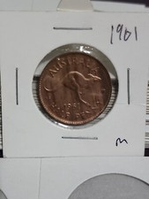 Australian 1961 HALF PENNY CH UNC EX MINT SET