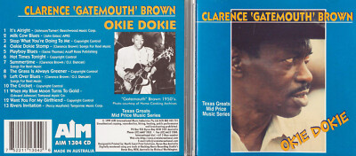 Clarence Gatemouth Brown - Okie Dokie - CD - 1999 - AIM 1304 CD - 0752211130426