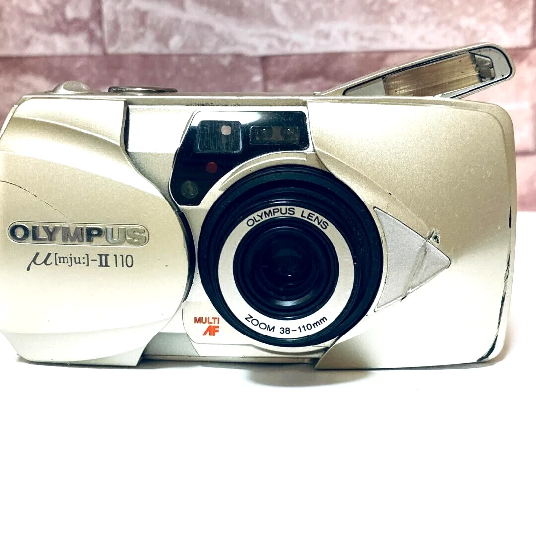 [Exc+4] Olympus μ mju ii 110 Point & Shoot 35mm Film Camera from Japan  Tested