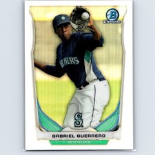 2014 Topps Bowman Chrome Gabriel Guerrero CTP-29 Seattle Mariners