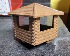 One Vintage Fort Apache Corner Blockhouse Stockade 2 Pieces B 