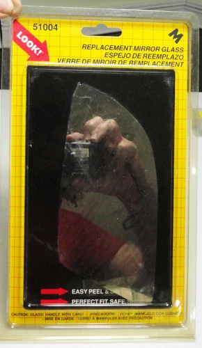 82-92 Camaro Firebird Outside Door Side View Mirror Glass LH DOR