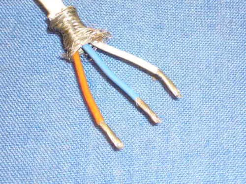 Cavo alimentazione schermato 3xAWG14 TEFZEL 600Volt