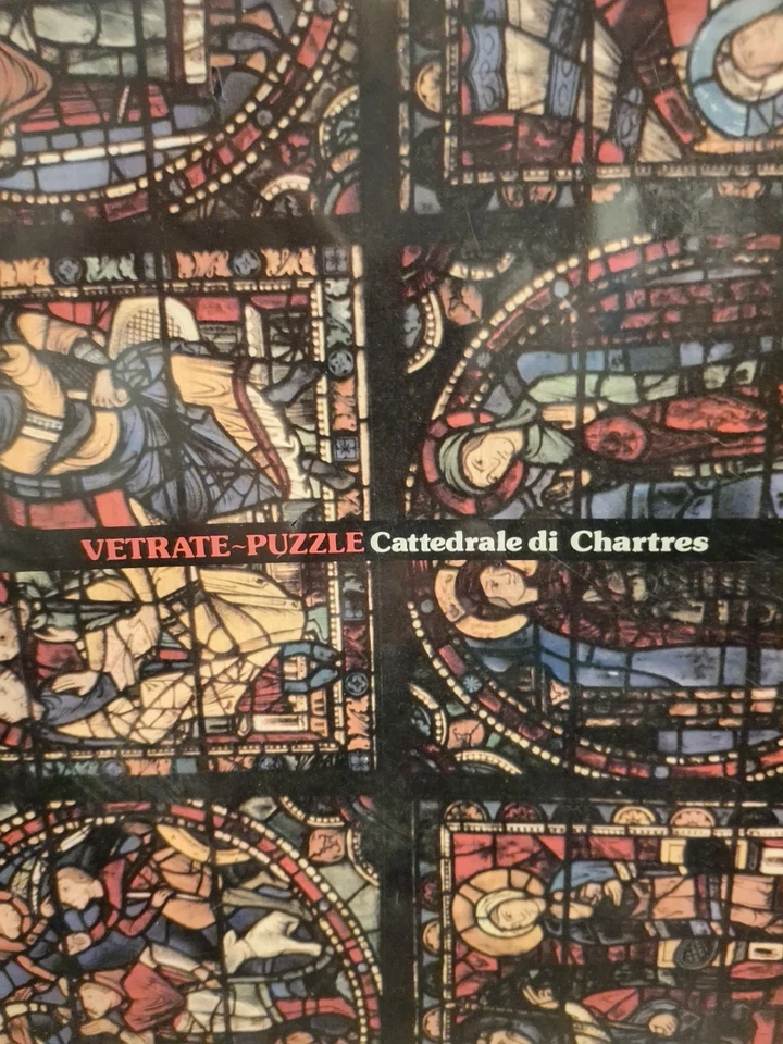 Cattedrale di Chartres STAINED GLASS Jigsaw PUZZLE 750pc Cathedral New Sealed - Image 2 of 4