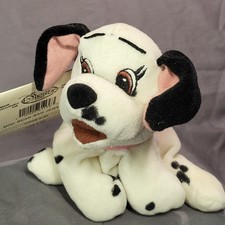 Disney Store Mini Bean Bag 8" Plush 101 Dalmatians Jewel Puppy Dog Dalmatian