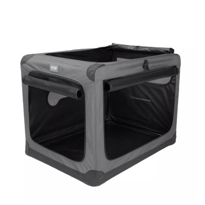 Top Paw Portable Soft Dog Crate 42 in Indoor Outdoor Travel Folding Kennel