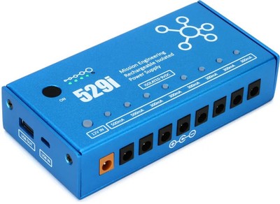 Mission Engineering Inc 529i USB Pedalboard Power Supply With Integrated Battery