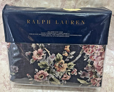 NEW 430 Ralph Lauren Elyse Eggplant Purple Floral Full/Queen Duvet Cover Only