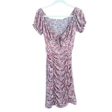 Women’s Pink Floral Dress With Cutout By Liberty And Love Size Small