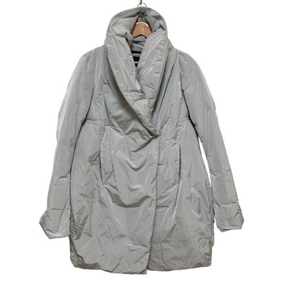 Donna Karan New York shawl collar down jacket, size M, light gray Women USED