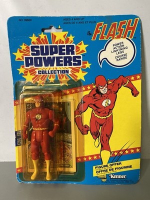 FLASH Kenner 1984 Carded SUPER POWERS Kenner  NEW and SEALED