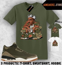 Tee Shirt Matching AJ 3 Family Affair Match Sneaker MJ Sneakerhead King T-Shirt