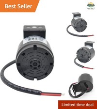 Universal 12-24V 100dB Waterproof Back-Up Alarm Black-1 PCS