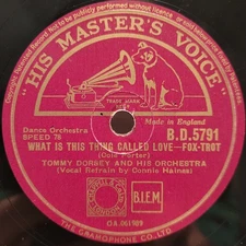 HEAR👂Tommy Dorsey Lot 3X HMV 78 RPM UK Import What Is This Thing Called Love