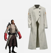 Team Fortress 2 Medic Outfit Jacket Cosplay Costume Coat