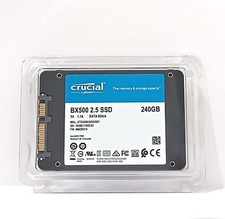 CRUCIAL BX500 240GB 2.5 Inch SATA SSD Used 42726h Used/Tested
