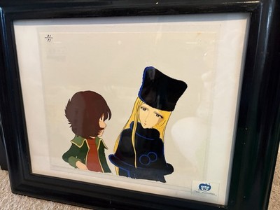 Galaxy Express 999 Anime Tetsuro and Maetel - Cel Toei Animation Leiji Matsumoto