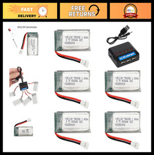 400mAh 3.7V Lipo Battery with Molex Plug for RC Planes, Drones & Quads (5PCS)