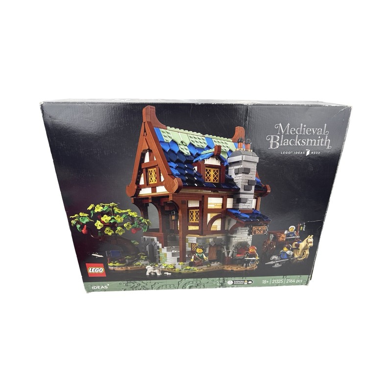 Lego Ideas 21325 Medieval Blacksmith Complete Set 2164 Pieces 2021