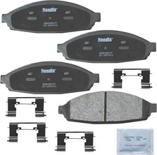 Bendix Priority 1 Semi Metallic Brake Pads Set For Ford Lincoln Mercury Vehicles