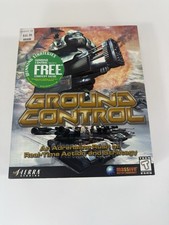 Ground Control Big Box Pc Win 95 Game SEALED NEW MINT Sierra