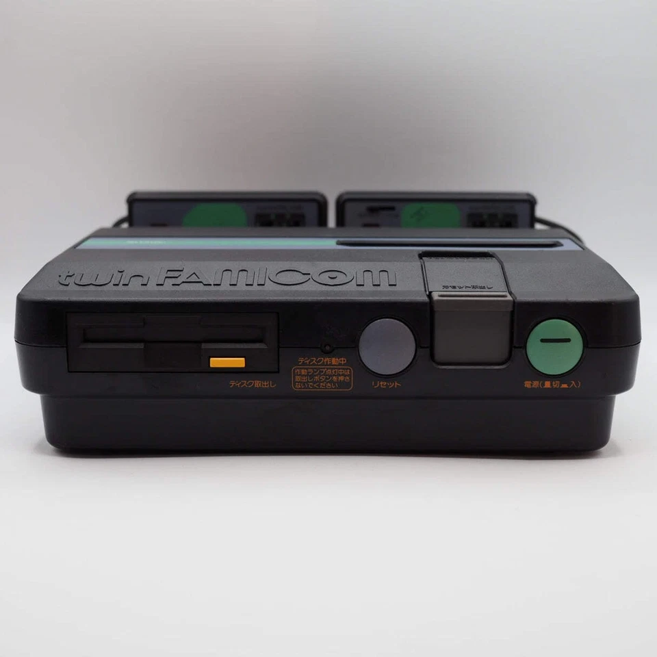 Sharp Twin Famicom Black Console AN505BK New Rubber Belt replaced Tested NTSC-J - Image 3 of 4