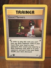 Good Manners 111/132 Gym Heroes First Edition Pokemon TCG NM on eBay