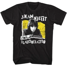 Joan Jett Cutout Style Black Music Shirt