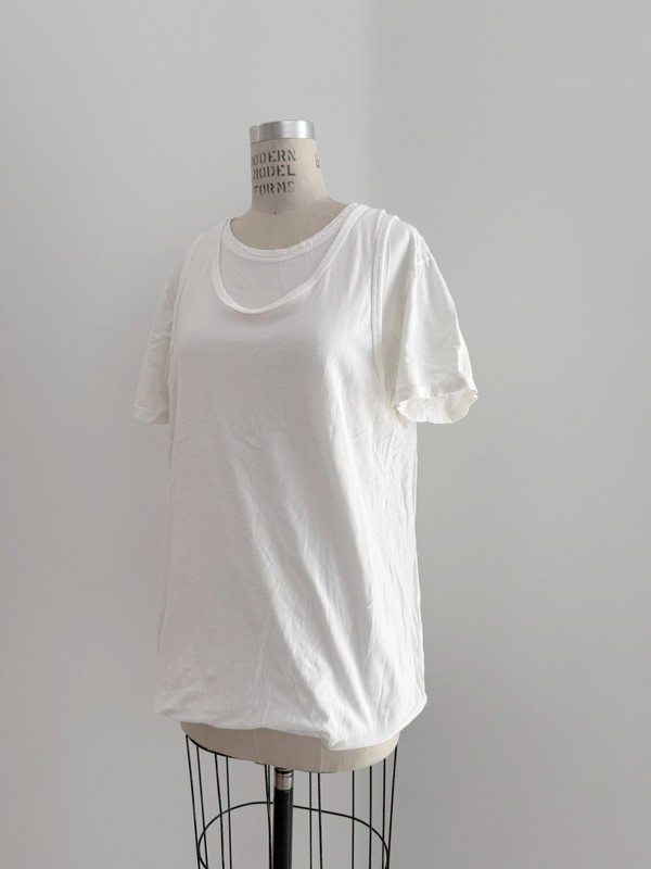 ⭕️ 00s Vintage Tsubi / Ksubi long tank T-shirt : avant garde dress denim pants