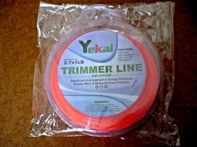 FIL POUR DEBROUSSAILLEUSE  2,7 mM -ROULEAU DE 100 Metres- neuf sous blister - Photo 1/2