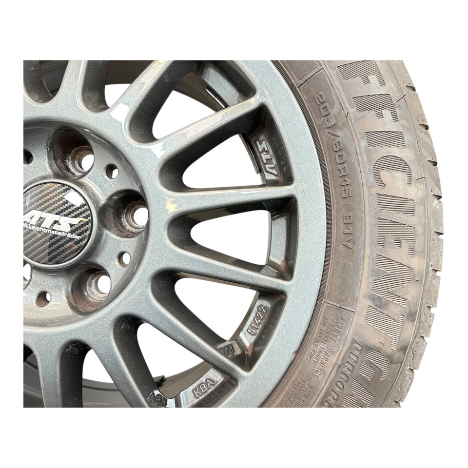 Kompletträder Sommerreifen 205/60R15 91V Felgen ATS 6x15 ET43 Audi Seat Skoda VW - Bild 4 von 4