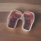 2 Grams .999 Silver Pan Silver Boxing Gloves