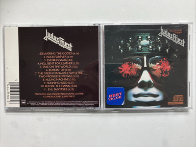 Hell Bent for Leather by Judas Priest (CD, May-1986, Columbia (USA) Great Cond.