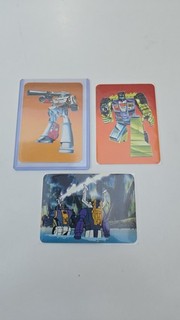 Carte Transformers Vintage 1985 Hasbro Megatron Raschietto e Insettici