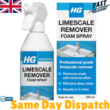 HG Limescale Remover Foam Spray Super Powerful Bathroom & Kitchen Cleaner 500ml