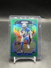 Jermar Jefferson 2021 Prizm Green Prizm Rookie RC Card #404 Lions