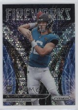 2021 Panini Prizm Fireworks No Huddle Prizm Trevor Lawrence #F-21 11ds