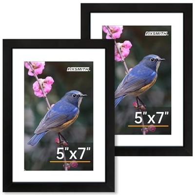 5x7 Picture Frame Set of Photo Frame with HD Plexiglass, Display 5''×7'' 2