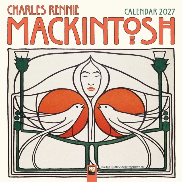 Rackhams Charles Rennie Mackintosh Calendar 2027, Wall Calendars, Month To View, Art, Gift - Image 4
