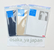 UNIQLO AIRISM Deodorant Mesh V-Neck T-shirt XS-4XL 3Color Men New Japan 482533