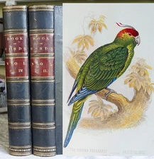 c. 1869 CASSELL'S BOOK OF BIRDS Vols 1-4 Complete 40 x plates over 400 engraving