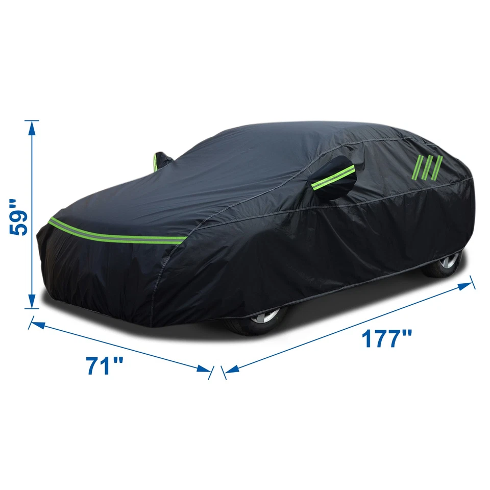 For Mazda CX-3 Sedan 6 Layer Car Cover PEVA+Cotton Waterproof Rain Protection - Image 2 of 4