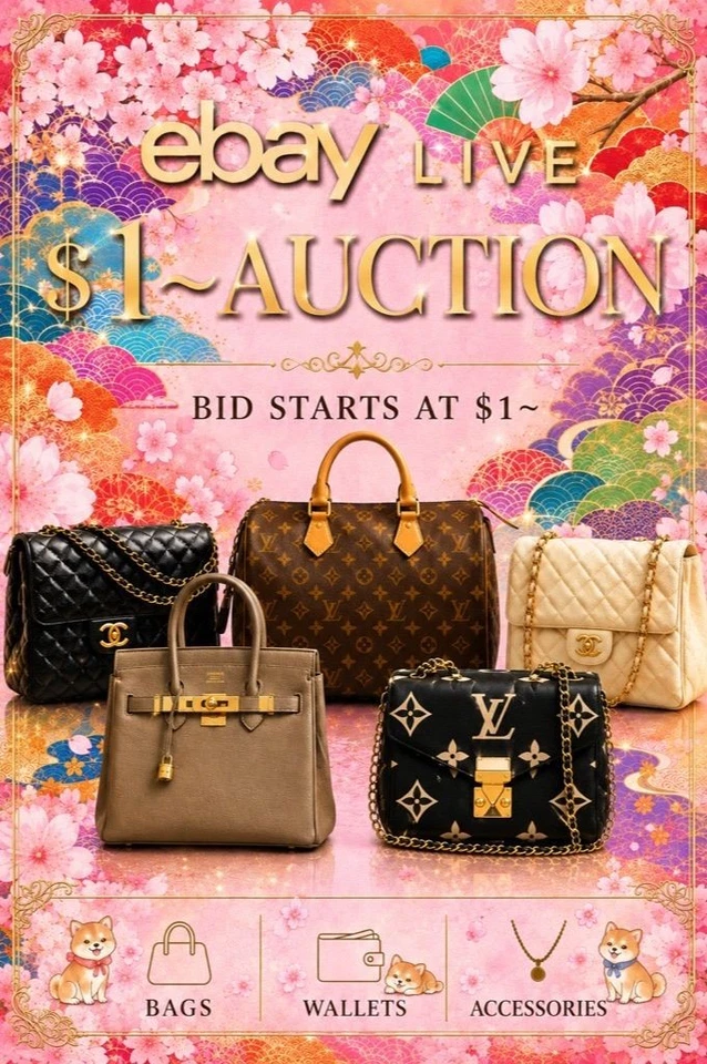 Luxury Bags and SLGs Live Sale