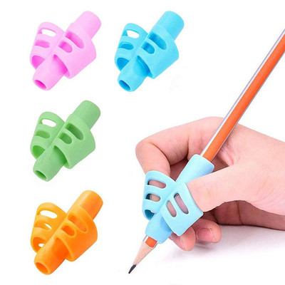 2PCS Montessori Pencil Grip Writing Aid Kids Early Learning Handwriting Tool